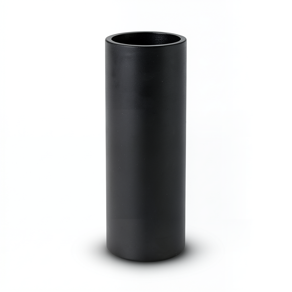 أنابيب HDPE ضغط 6 بار PE 80 قطر خارجي 50 ملم سماكة 2.3 ملم لون أسود