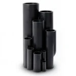 HDPE Plastic Pipe Nominal Pressure 6 Bar PE 80 Outside Diameter 63 mm Thickness 2.9 mm Black