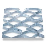 Galvanized Steel Expanded Metal Mesh Thickness 2.3 mm Width 2.44 m Length 1 m