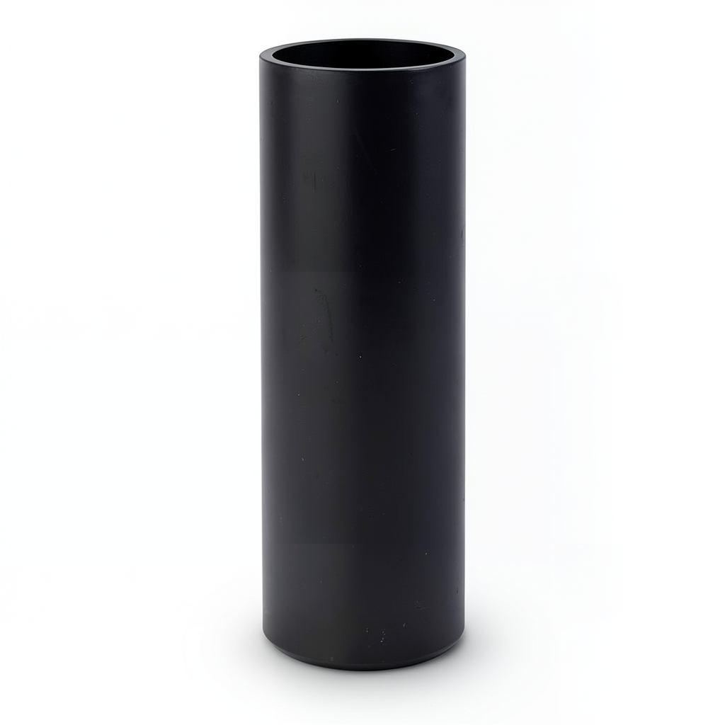 HDPE Plastic Pipe Nominal Pressure 6 Bar PE 80, 110 mm OD, 5 mm Thickness, Black