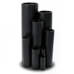 High Density Polyethylene Pipe Pressure 6.3 Bar PE 100, 250 mm OD, 9.6 mm Thickness, Black