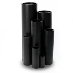 HDPE Plastic Pipe Pressure 6.3 Bar PE 100 Size 280 mm Thickness 10.7 mm Black