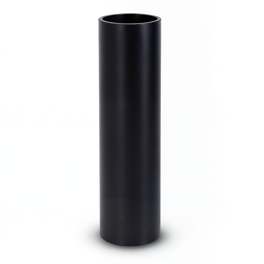 High Density Polyethylene Pipe Pressure 16 Bar PE 100 Size 160 mm Thickness 14.6 mm Black