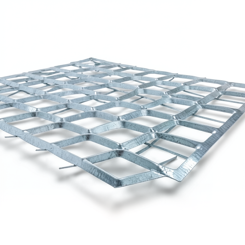 Galvanized Steel Expanded Metal Mesh Thickness 1.8 mm Width 2.44 M Length 5 M