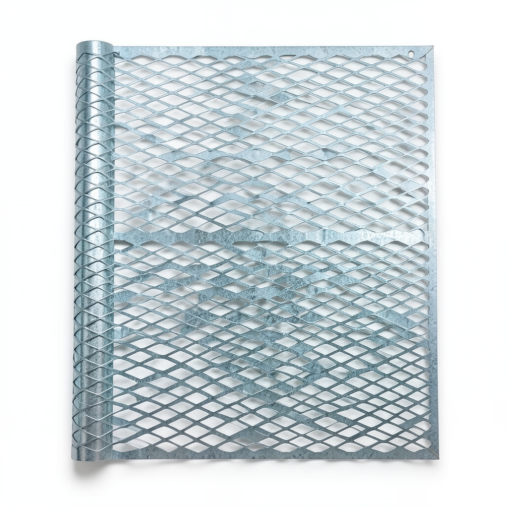 Galvanized Steel Expanded Metal Mesh Thickness 2.3 mm Width 2.44 M Length 5 M