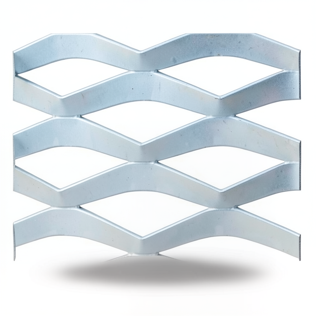 Galvanized Steel Expanded Metal Mesh Thickness 1.8 mm Width 2.44 M Length 7 meter