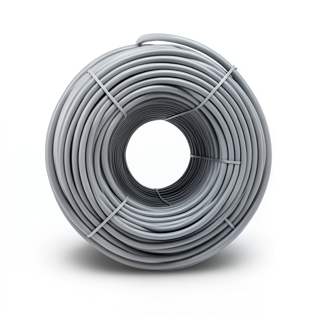 Flexible Copper Electrical Wire 25mm2 450/750V 300ft PVC Insulated Gray