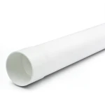 أنابيب بلاستيك UPVC ضغط 315 psi مقاس 4 بوصة سماكة 9.47 مم لون أبيض