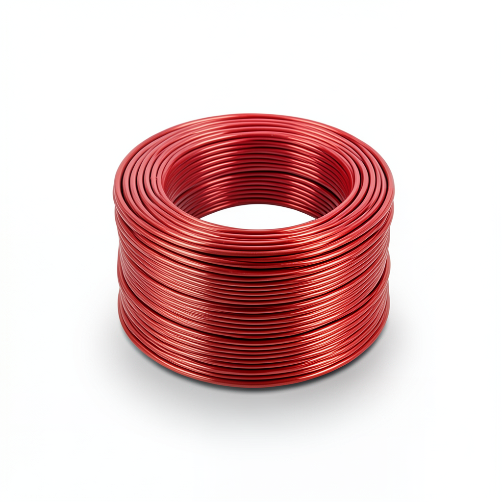 سلك نحاس مرن مقاس 1.5mm، 450/750V، عزل PVC أحمر | شركة كابلات جدة