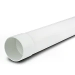 انابيب UPVC ضغط 315 psi مقاس 6 بوصة سماكة 13.97 ملم لون أبيض