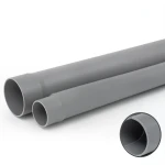 مواسير UPVC جدول 80 مقاس 3/4 إنش سمك 4.42 مم لون رمادي