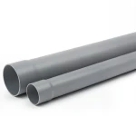 UPVC Plastic Pipe Schedule 80 Size 2 1/2 inch Thickness 7.85 mm Gray Color