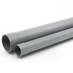 UPVC Pipe Schedule 80 Size 3 inch Thickness 8.53 mm Gray Color