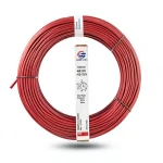 سلك نحاس شعر مرن مقاس 10mm، 450/750V، عزل PVC، أحمر | شركة كابلات جدة
