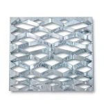 Galvanized Steel Expanded Metal Mesh Thickness 2.3 mm Width 2.44 m Length 1 m