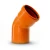 UPVC Elbow 45° Size 160 mm Orange - Image 1