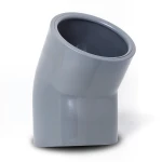 كوع UPVC زاوية 45° مقاس 1/2 إنش لون رمادي