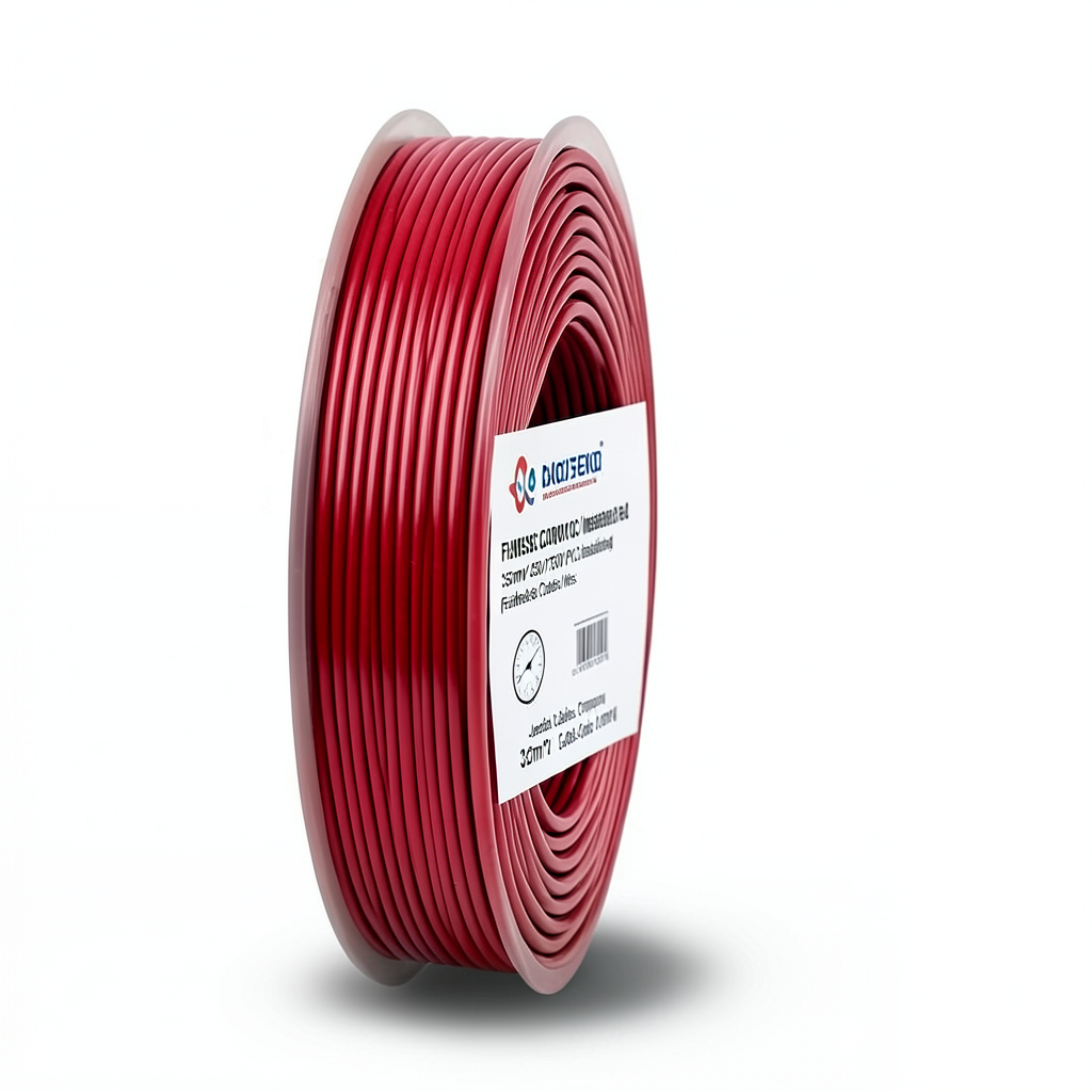 Flexible Copper Wire 35mm2 450/750V PVC Insulated Red | Jeddah Cables Company