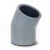 كوع UPVC زاوية 45° مقاس 1 إنش لون رمادي - Image 1