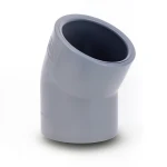 كوع UPVC زاوية 45° 3/4 إنش لون رمادي