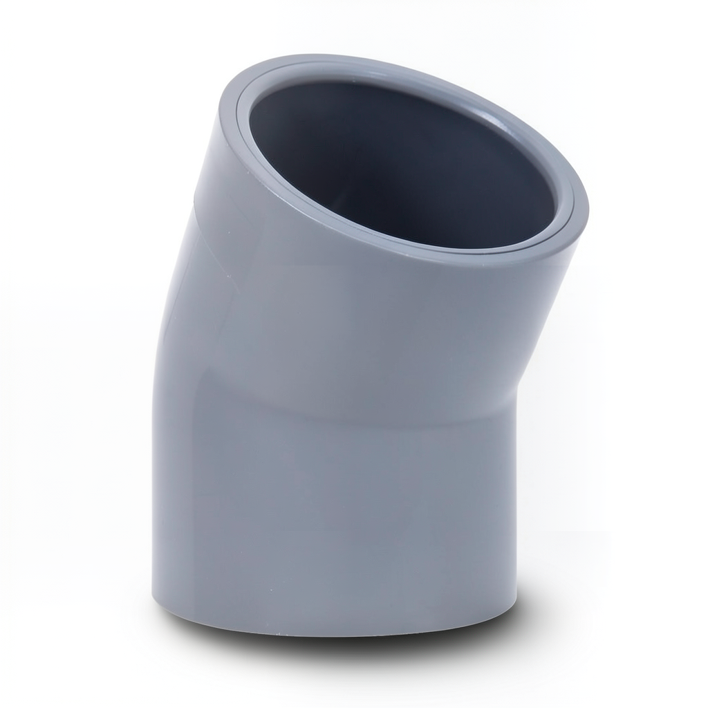 UPVC Plastic Elbow 45° 2 Inch Gray