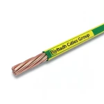 25 mm Stranded Copper Earthing Electric Wire 450/750V PVC Insulated Green/Yellow | Riyadh Cables Group