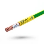 70 mm2 Stranded Copper Earth Wire, 450/750V, PVC Insulation, Yellow/Green | Riyadh Cables Group