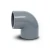 كوع UPVC زاوية °90 مقاس 200 مم لون رمادي - Image 1