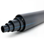 HDPE Pipe Pressure 3.2 Bar PE 100 Size 180 mm SDR 41 Black