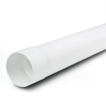UPVC Plastic Pipe Nominal Pressure 315 psi Size 1 1/2 inch Thickness 4.09 mm White Color