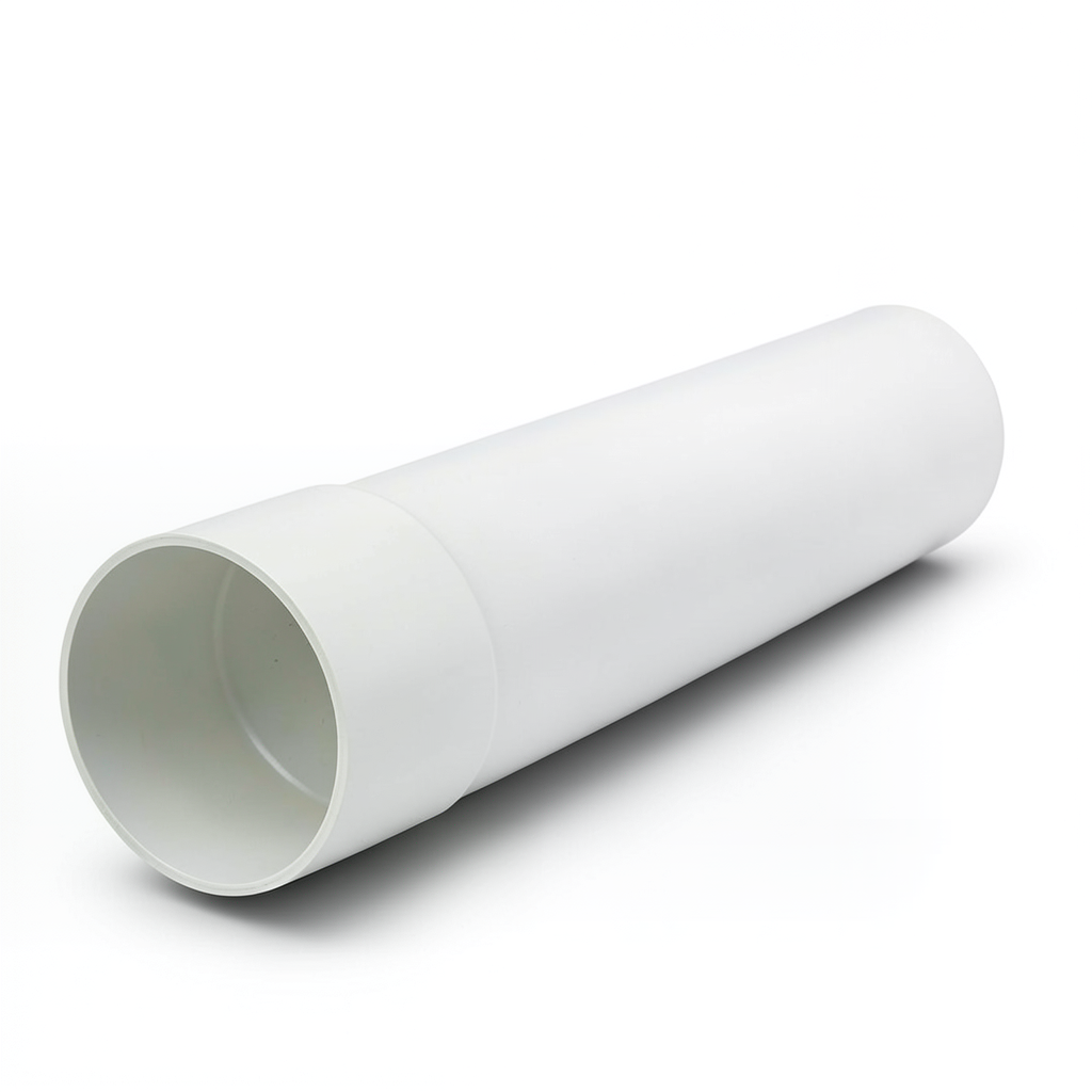 أنابيب UPVC ضغط اسمي 315 psi مقاس 2 inch سمك 4.98 mm لون أبيض