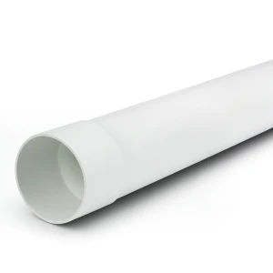 انابيب UPVC ضغط 315 psi مقاس 6 بوصة سماكة 13.97 ملم لون أبيض