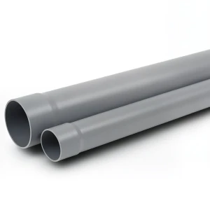مواسير UPVC جدول 80 مقاس 3/4 إنش سمك 4.42 مم لون رمادي