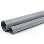 UPVC Pipe Schedule 80 Size 2 inch Thickness 6.20 mm Gray Color
