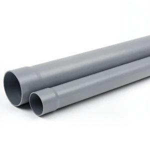 مواسير UPVC جدول 80 مقاس 2 إنش سماكة 6.20 مم لون رمادي