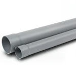 UPVC Plastic Pipe Schedule 80 Size 2 1/2 inch Thickness 7.85 mm Gray Color