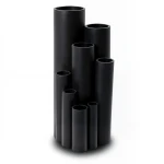 أنابيب بلاستيك HDPE ضغط 6.3 بار PE 100، قطر خارجي 315 mm، سمك 12.1 mm، أسود