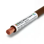 Riyadh Cables 4mm Stranded Copper Wire 450/750V, Brown, 100m | Riyadh Cables Group