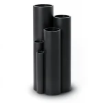 مواسير HDPE ضغط 6 بار PE 80 قطر خارجي 140 mm سماكة 6.4 mm لون اسود