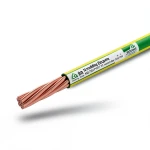 10 mm Stranded Copper Earthing Electric Wire 450/750V PVC Insulation Green/Yellow | Riyadh Cables Group