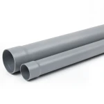 UPVC Pipe Nominal Pressure 160 psi Size 2 1/2 inch Thickness 3.30 mm Gray Color