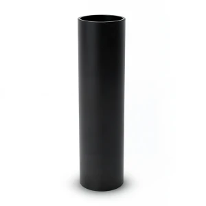 مواسير بلاستيك HDPE ضغط 6 بار PE 80 قطر خارجي 160 mm سماكة 7.3 mm لون اسود شركة المنار