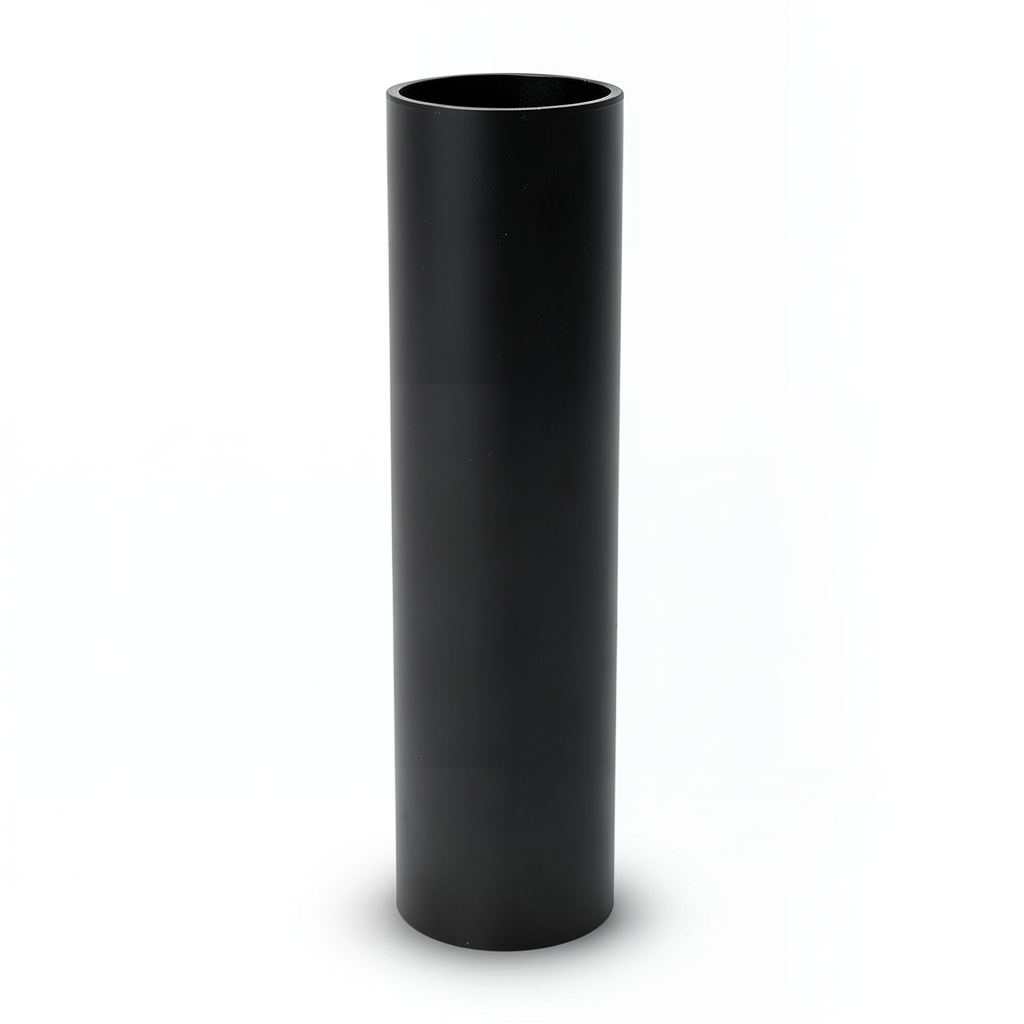 مواسير بلاستيك HDPE ضغط 6 بار PE 80 قطر خارجي 160 mm سماكة 7.3 mm لون اسود شركة المنار
