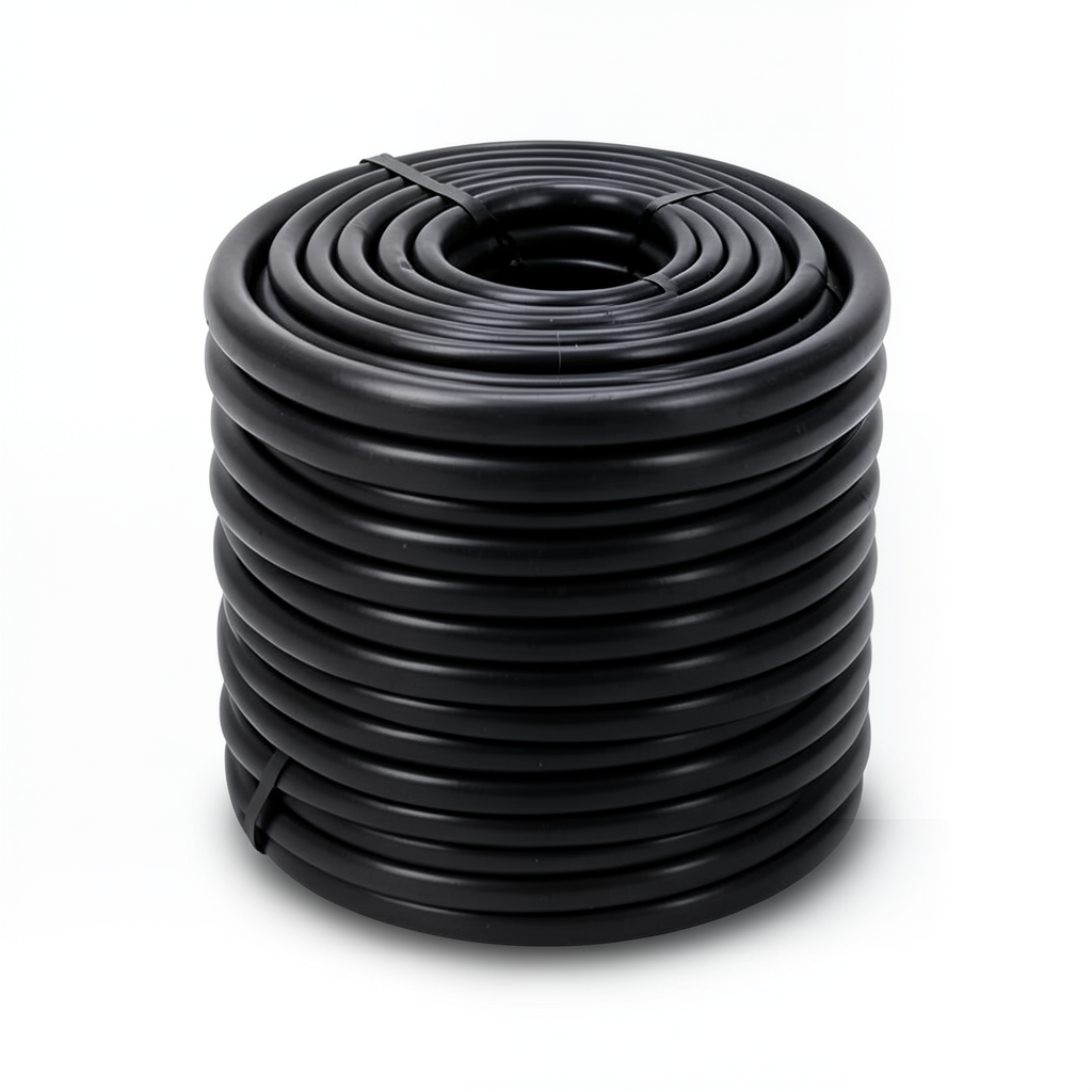 انابيب بلاستيك HDPE ضغط 6.3 بار PE 100 مقاس 355 مم سمك 13.6 مم لون اسود