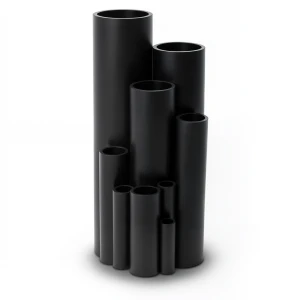 انابيب HDPE ضغط 16 بار PE 80 مقاس 20 ملم سمك 2.3 ملم لون اسود