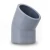 كوع UPVC زاوية 45° مقاس 1/2 إنش لون رمادي - Image 1