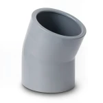 كوع UPVC زاوية 45° مقاس 1 إنش لون رمادي