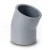 كوع UPVC زاوية 45° مقاس 1 إنش لون رمادي - Image 1