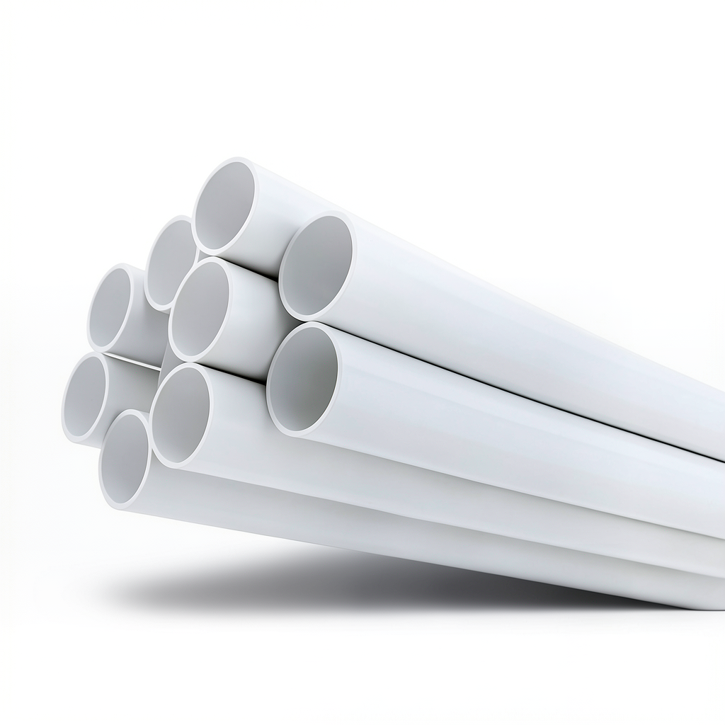 مواسير UPVC ضغط 8.6 بار مقاس 6 إنش سمك 5.18 مم لون أبيض