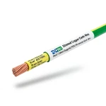 70 mm2 Stranded Copper Earth Wire, 450/750V, PVC Insulation, Yellow/Green | Riyadh Cables Group